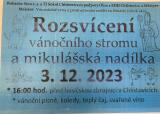 Rozsvícení vánočního stromu v Chlístovicích