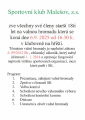SK Malešov - Valná hromada 6.9.2025